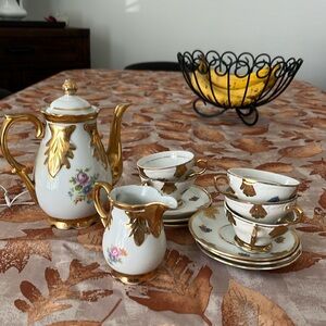 Espresso set of six vintage set